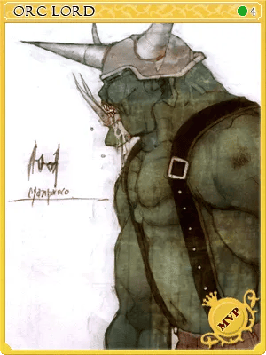 Carta Senhor dos Orcs